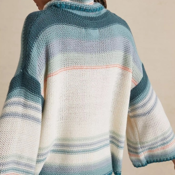 Anthropologie Courtney Ombre Cowl Neck Sweater, Size Medium - Picture 12 of 13
